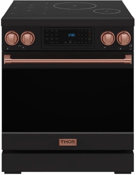 Thor Kitchen Gordon Ramsay Collection Professional RSI30BRSG - 30 Inch Professional Induction Range with Tilt Panel Touch Control