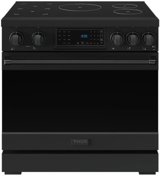 Thor Kitchen Gordon Ramsay Collection Professional RSI36B - 36 Inch Professional Induction Range with Tilt Panel Touch Control