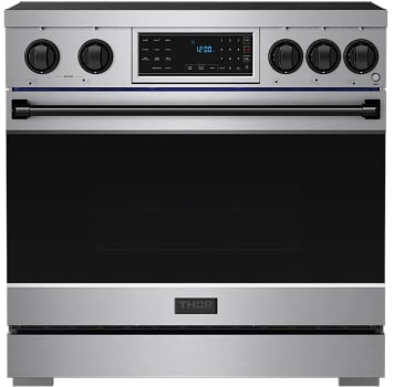 Thor Kitchen Gordon Ramsay Collection Professional RSI36BLK - 36 Inch Professional Induction Range with Tilt Panel Touch Control