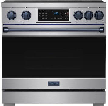 Thor Kitchen Gordon Ramsay Collection Professional RSI36BLU - 36 Inch Professional Induction Range with Tilt Panel Touch Control