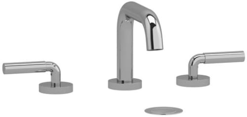Rohl RIU™ RUSQ08LC - Riu™ Widespread Lavatory Faucet With U-Spout in Chrome