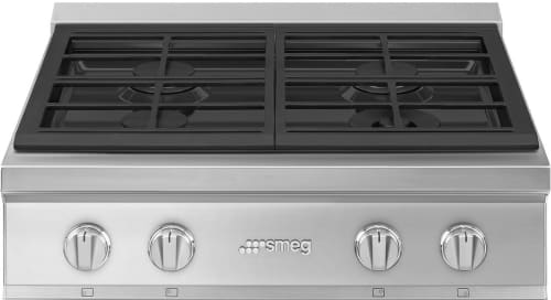 Smeg Portofino RTU304GX - PORTOFINO SERIES 30" GAS RANGETOP Front view