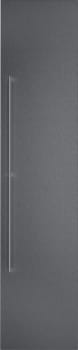 Gaggenau Vario Cooling Expressive Series RVA421120 - 18 Inch Dark Brushed Stainless Steel Door Panel with Handle