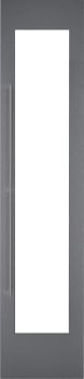Gaggenau Vario Cooling Expressive Series RVA421122R - Dark Brushed Stainless Steel Door Panel Frame with Handle - Right Hinge