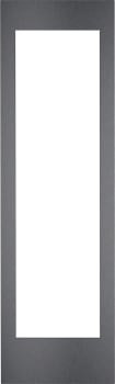 Gaggenau Vario Cooling Expressive Series RVA428622 - 24 Inch Dark Brushed Stainless Steel Door Panel Frame - Handleless