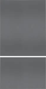 Gaggenau RVA428920 - Dark Brushed Stainless Steel Door Panels, Handleless, for RVB 497