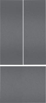 Gaggenau RVA428922 - Dark Brushed Stainless Steel Door Panels, Handleless, for RVY 497