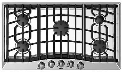 Viking RVGC3365BSS 36 Inch Gas Cooktop with 5 Permanently Sealed