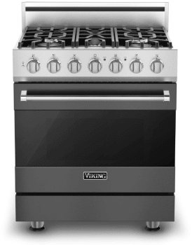 Viking 3 Series RVDR33025BDGLP - 30 Inch Self-Cleaning Dual Fuel Range