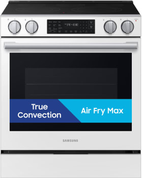 Samsung BESPOKE NSE80H63SW - 30 Inch Slide-In Electric Smart Range
