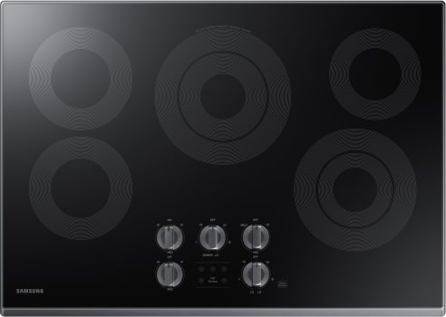 Samsung NZ30K6330RG - 5-Burner Electric Cooktop with Black Trim