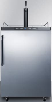 Summit SBC635MSSTB - Stainless Steel with Towel Bar Handle