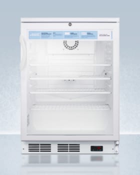 Accucold Scr600lpro 24 Inch Compact Commercial All Refrigerator With Factory Installed Lock Access Port Digital Thermostat Automatic Defrost Internal Fan Interior Light Magnetic Door Gasket Cfc Free And 5 5 Cu Ft Capacity