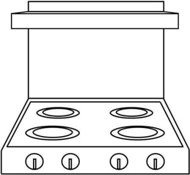 BlueStar SDHS36DF - 24" High Shelf for 36" Dual Fuel Series