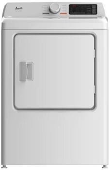 Avanti SGD67D0WG 27 Inch Front Load Natural Gas Dryer with 6.7 cu. ft. Capacity 10 Dry Cycle 4 Temperature Settings and Revesible Door