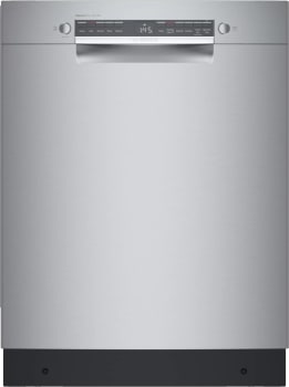 Bosch 300 Series SGE53C55UC - 24 Inch Full Console Built-In Smart Dishwasher with 13 Place Setting Capacity in Front View