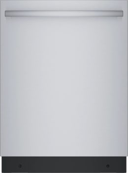 Bosch 800 Series SGX78B55UC - 24 Inch Fully Integrated Built-In Smart Dishwasher with 15 Place Setting Capacity in Front View