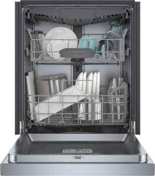 Bosch SHE53C85N 24 Inch Full Console Built-In Smart Dishwasher with 16 ...
