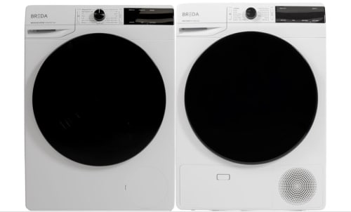 Breda BRWADREWM81400 - Side by Side Washer and Electric Dryer