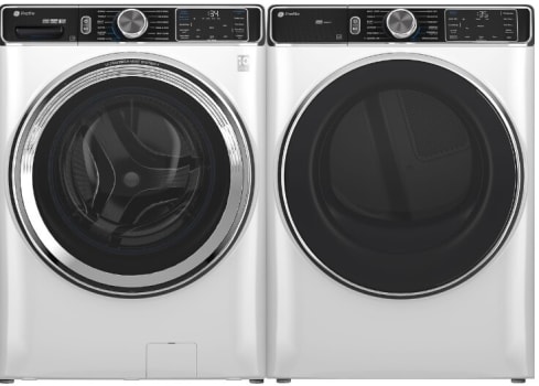 GE GEWADRGVWW870SS - Side by Side Washer and Gas Dryer
