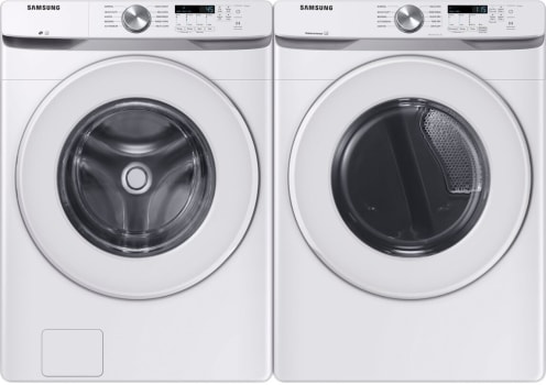 Samsung SAWFDRGAW6000 - Side by Side Washer and Gas Dryer