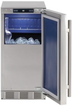Sapphire SIIM15POD - Outdoor | 15" Clear Ice Machine Individual Cube: Gravity Drain and Pump