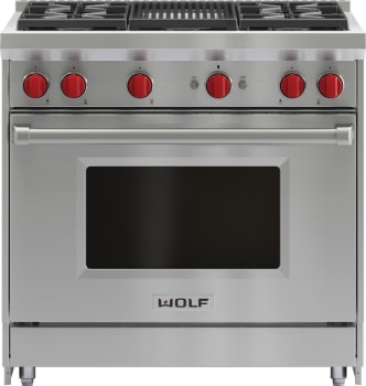 Wolf GR364CLP - 36 Inch Pro-Style Gas Range