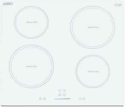 Summit SINC4B242W - 24 Inch Induction Cooktop