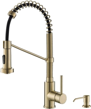 Kraus Bolden Series KPF1610KSD53SFACB - Single Handle Commercial Style Pull Down Kitchen Faucet