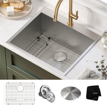 Kraus Standart PRO Series KHT30125L - Sink w. Faucet and Accessories
