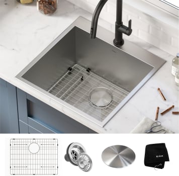 Kraus Standart PRO Series KHT30122L - Sink w. Faucet and Accessories