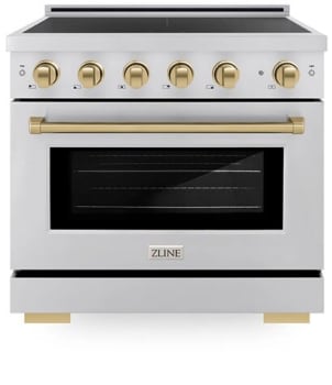 ZLINE Autograph Edition SINRZ36CB - 36 Inch Freestanding Paramount Induction Range
