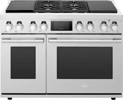 SKS SKSDR480SIS - 48 Inch Freestanding Professional Dual Fuel Smart Range