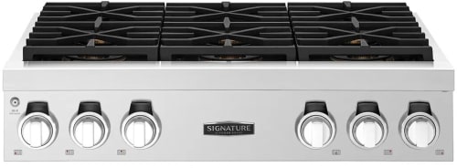 SKS SKSRT360S 36 Inch Dual Fuel Smart Pro Rangetop with 6 Sealed