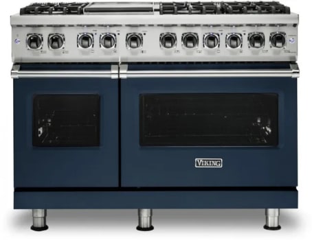 Viking 5 Series VDR5486GSBBBLP - 48 Inch Dual Fuel Range with 6 Sealed Burner