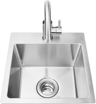 Bull 12516 - 15 Inch Stainless-Steel Dual Mount Sink