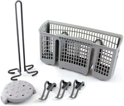 Bosch SMZ5000 - Dishwasher Accessory Kit with Extra Tall Item Sprinkler, Vase/Bottle Holder, 3 Plastic Item Clips and Small Item Basket - Main Lineup