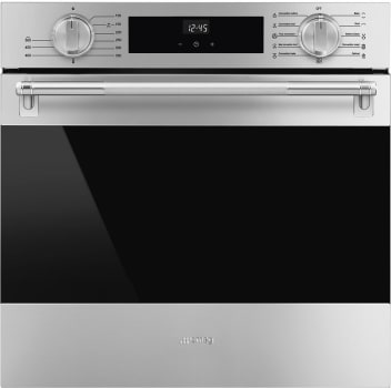 Smeg Classic Design SOU2300TX - 24 Inch Single Electric Wall Oven in Front View