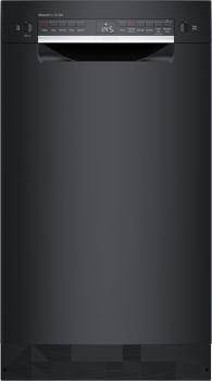 Bosch 300 Series SPE53B56UC - 18 Inch Full Console Built-In Smart Dishwasher with 10 Place Setting Capacity in Front View