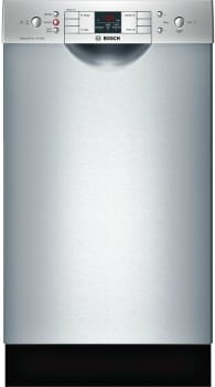 Bosch SPE53U55UC 18 Inch Full Console Built-In Dishwasher with 9