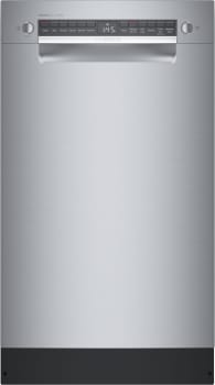 Bosch 800 Series SPE68C75UC - 18 Inch Full Console Built-In Smart Dishwasher with 10 Place Setting Capacity in Front View