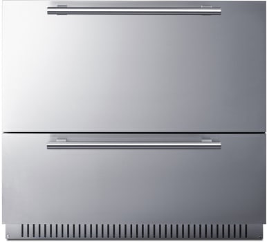 Summit SPR36332D - 36 Inch Built-In Double Drawer Refrigerator