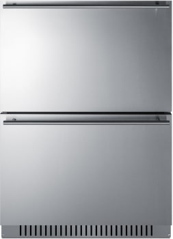 Summit SPR627OS2D - 24 Inch Outdoor Double Drawer Refrigerator