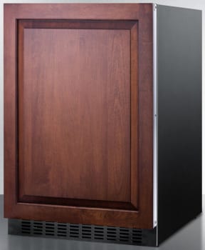 Summit Spr627osif 24 Inch Outdoor Undercounter Refrigerator With Adjustable Glass Shelves Digital Thermostat Door Lock Internal Fan Led Lighting 4 6 Cu Ft Capacity Commercially Approved And Energy Star Panel Ready