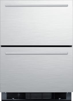 Summit Sprf2d5 24 Inch Undercounter Refrigerator And Freezer