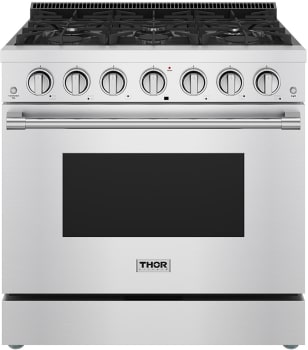 Thor Kitchen Professional SRG3601 - 36 Inch Professional Gas Range