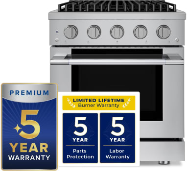Hauslane PRG30SS - 30 Inch Freestanding Gas Range