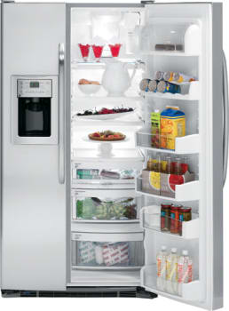 GE GSS25KSWSS 25.4 cu. ft. Side by Side Refrigerator with 3