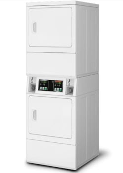 Speed Queen SSENYAGS173TW01 - Commercial Stack Dryer with Card Ready