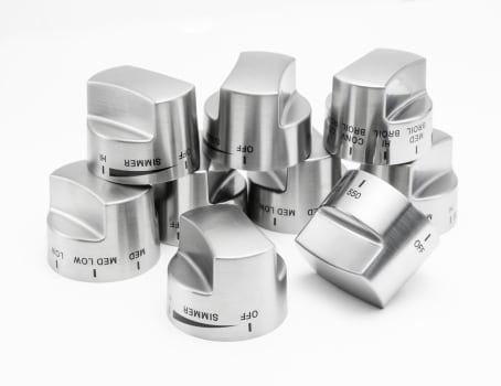 Viking 5 Series SSKKVDR53036 - Stainless Steel Knobs
